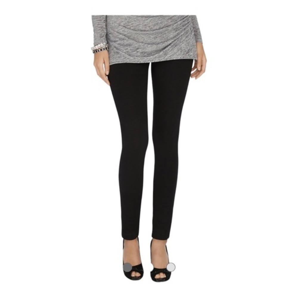White House Black Market WHBM Slimming Black Leggings Size Small EUC #DS-1788 - Picture 2 of 8